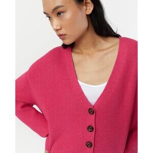 Apparis womens Andi Oversized Cardigan Sweater size OS (One Size) Shock Pink